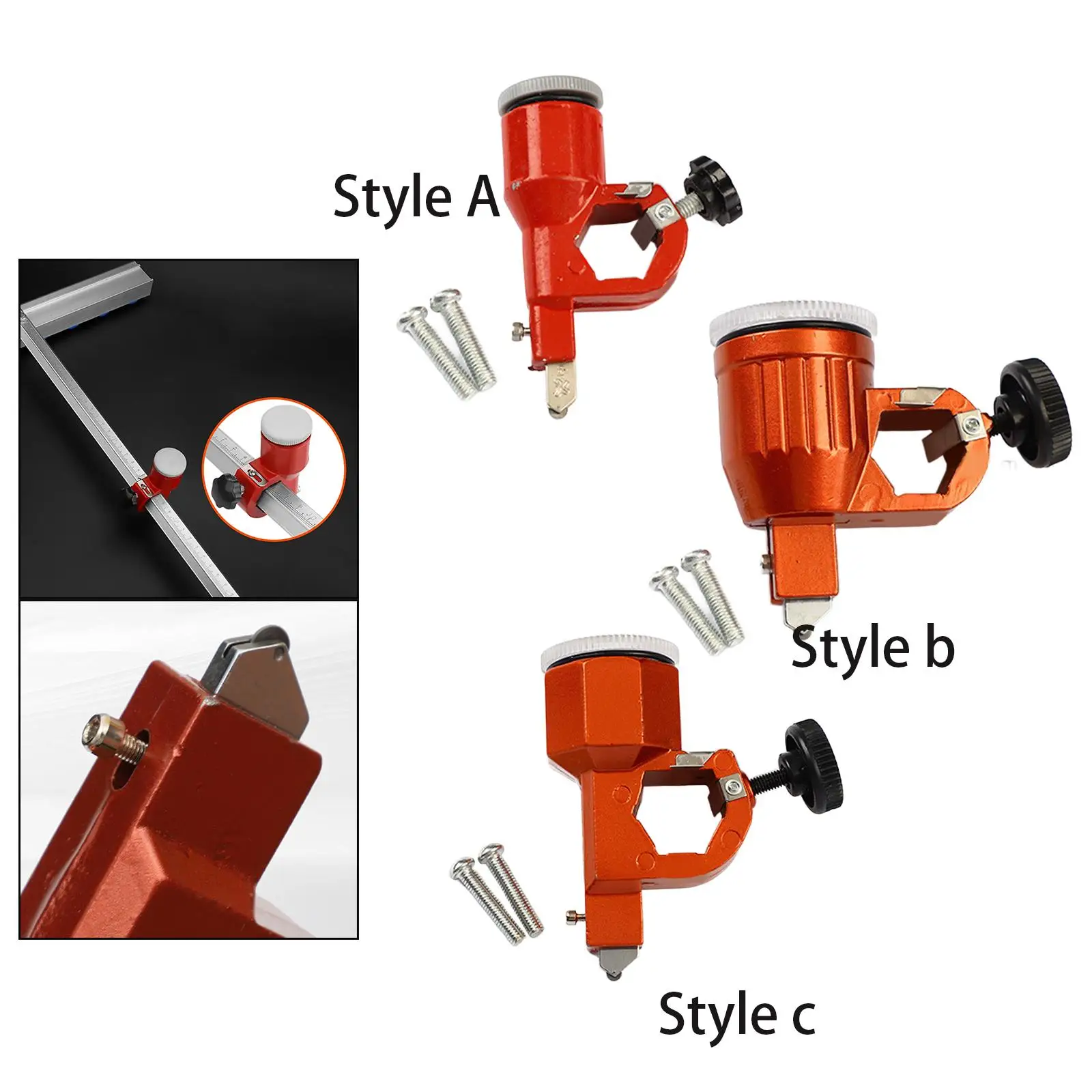 

Glass Cutter Aluminum Alloy Glass Cutting Tool for Ceramic Tile Crafts DIY