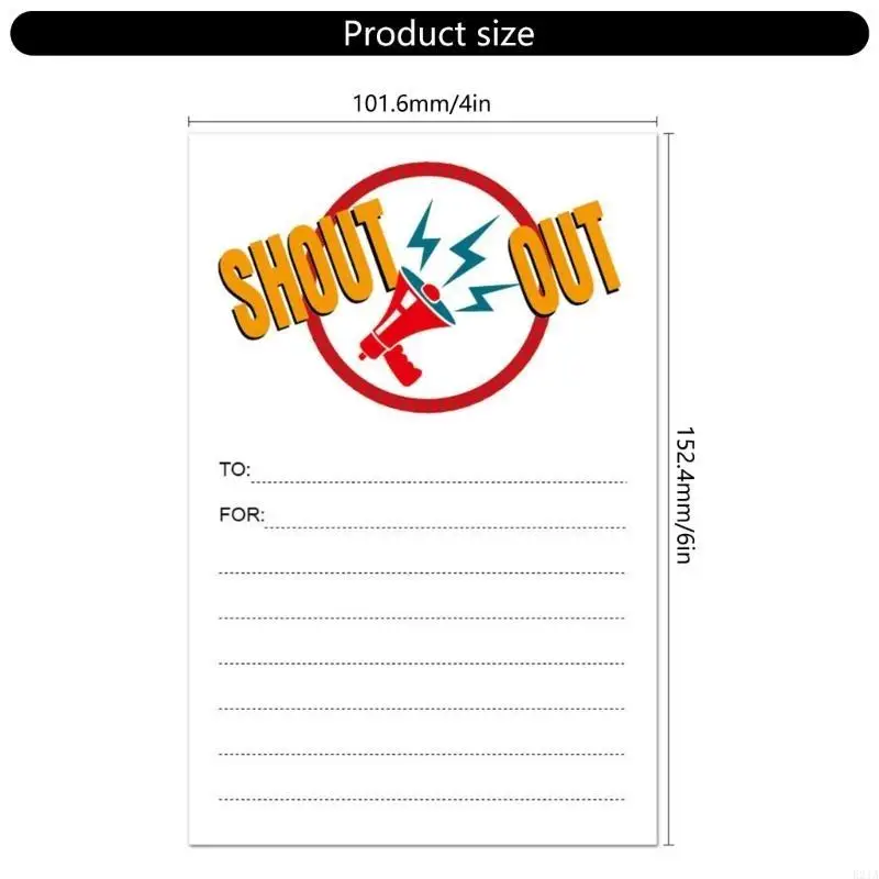  25 Counts Shout Out Cards Student Incentive Cards Appreciation Reward Card