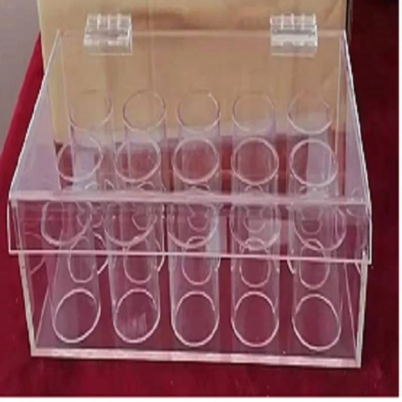 

Acrylic Dental Consumables Storage Rack Dental Tool Storage Oral Materials Ligature Ring 15 Holes