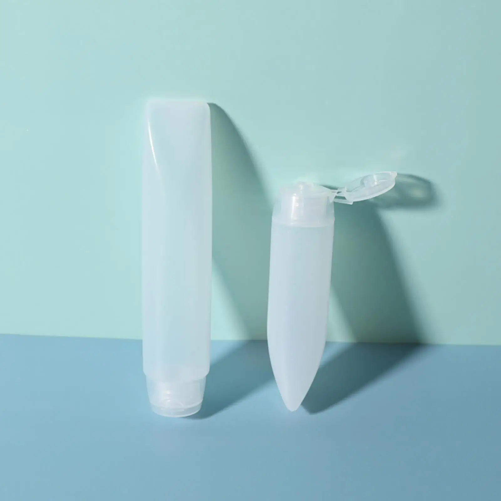 Squeeze Soft Tubes 50ml 30ml Sample Size Container for Makeup Bag Cosmetics Travel DIY Lotion