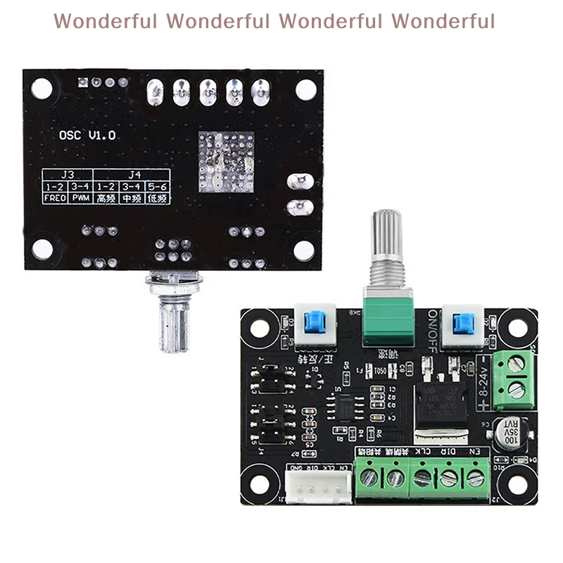 PWM Pulse Signal Generator Module Board DC 12V-24V Stepper Motor Driver Drive Controller