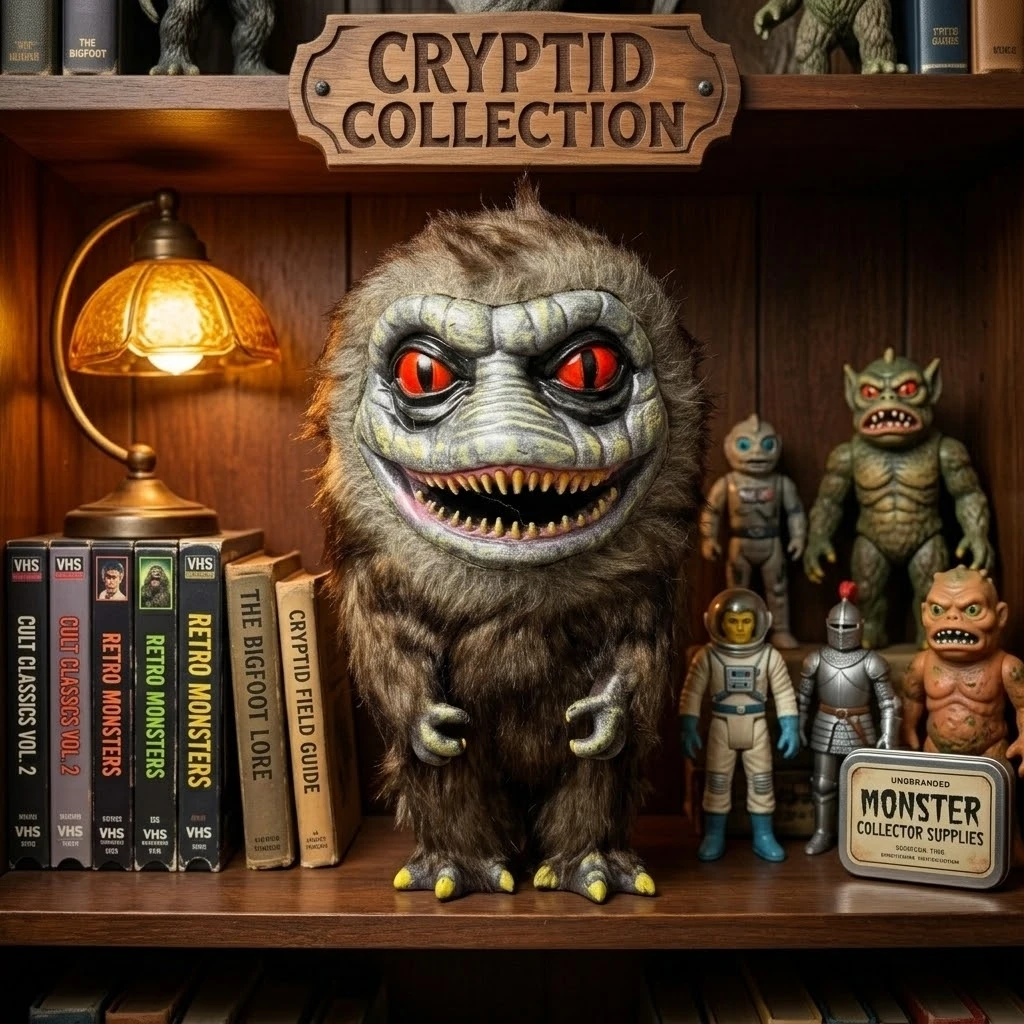 Critters Horror Monster Plush Doll - Scary Collectible Toy With Red Eyes Halloween Decoration & Unique Gift For Fans