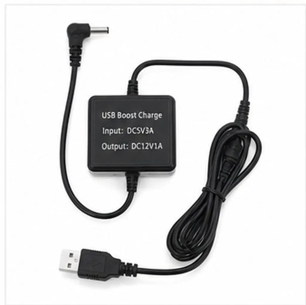 USB to 12V Boost Converter Stable Voltage Step Up Adapter for Routers Speakers Robot Vacuums USB to Dc Power Cable Portable