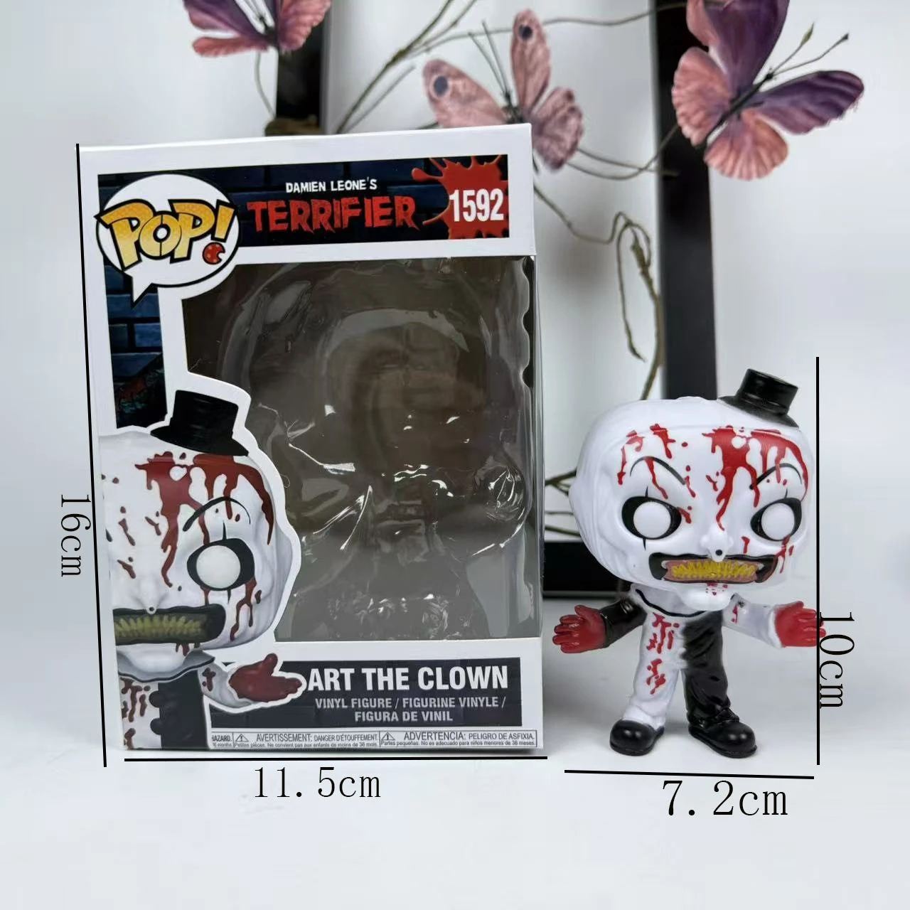 

Movies Terrifier 2 Art the Clown Figure Funko POP! #1592 Official Licensed Collection Limited Edition Figures Horror Fans Gift