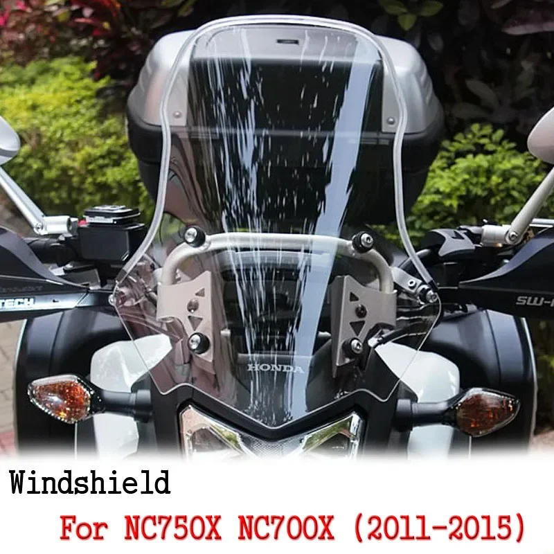 

NC 700 X NC 750 X Windscreen Windshield For Honda NC700X NC750X 2011-2015 Wind Shield Screen Protector Parts 2012 2013 2014
