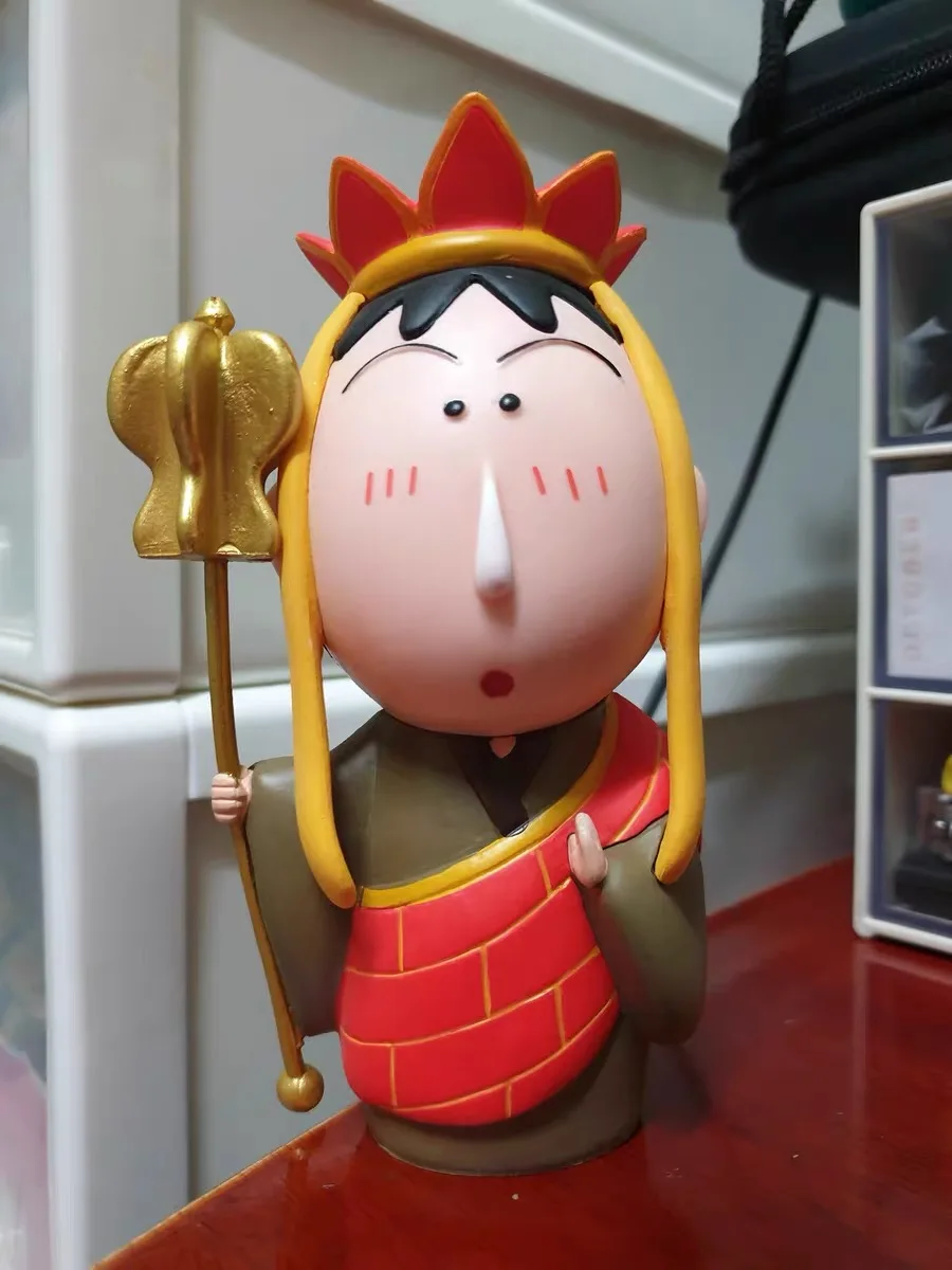 Crayon Shin-chan Cos Goku Tang Monk White Dragon Horse Journey To The West  Figures Anime Desktop Gift Creative Collectible