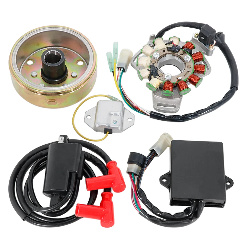 Motorcycle Regulator Rectifier+Ignition Stator Coil+CDI Unit Ass'y INT For Yamaha YFZ350 Banshee 350 2GU-85510-50 82F-81910-A0