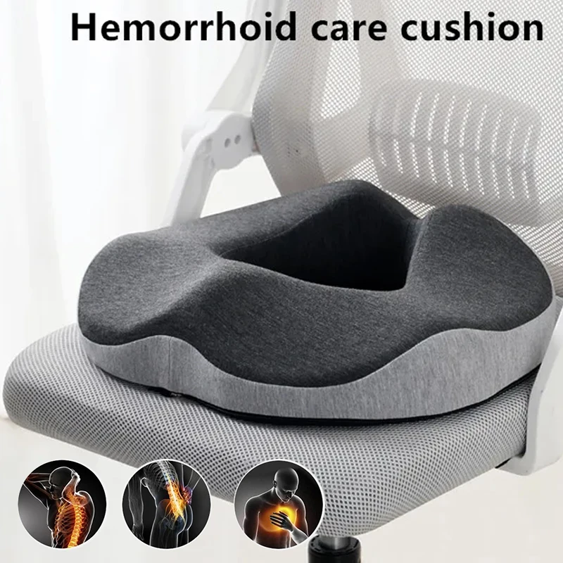 

Home Office Chair Cushion Memory Foam Car Seat Cushion Pressure-Reducing Hip Waist Support Tailbone Postoperative Cushion