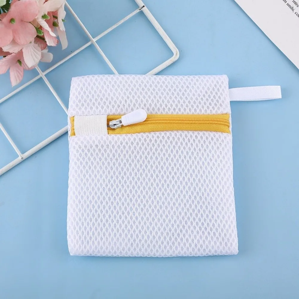 Easy Storage Mini Small Mesh Laundry Bag Mesh Polyester Scent Beads Special Bags Zipper Single-Layer Machine Zipper Bag Travel view 2