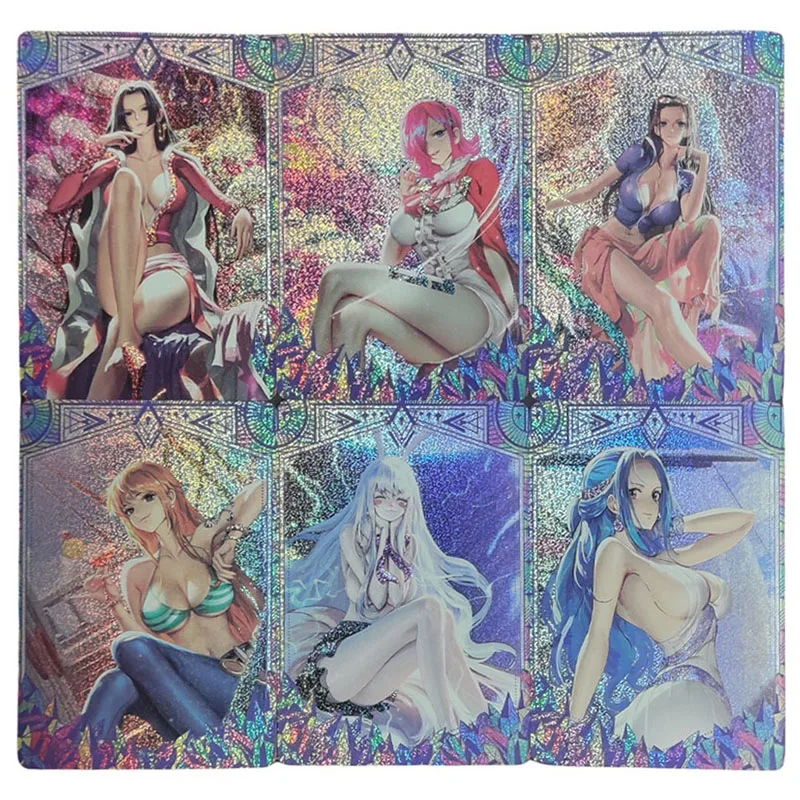 Anime Goddess Story DIY ACG ONE PIECE Hancock Reiju Robin Nami Carrot Vivi Game Collectible Cards Toys for boys Birthday Gift