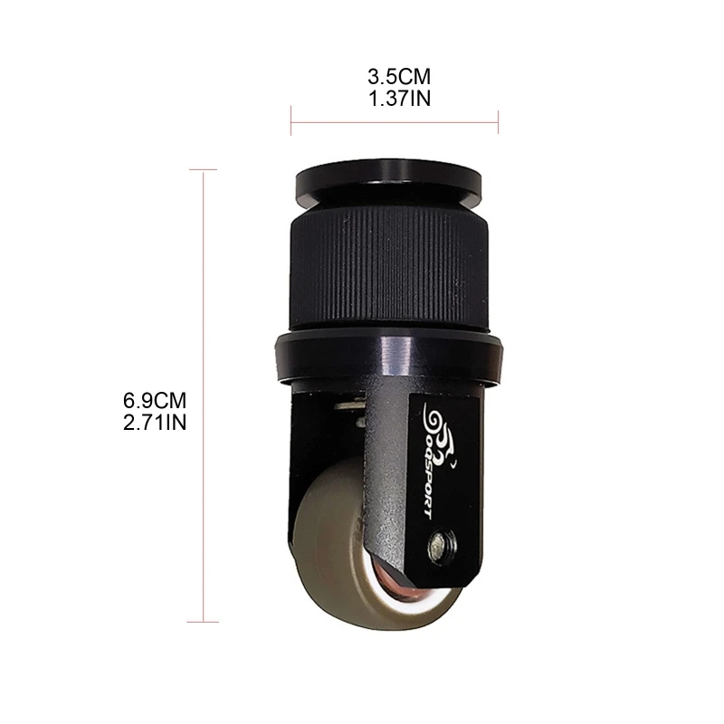 Kastor Tambahan Dudukan Jok Sepeda Sepeda Lipat Rol Roda Mudah Portabel