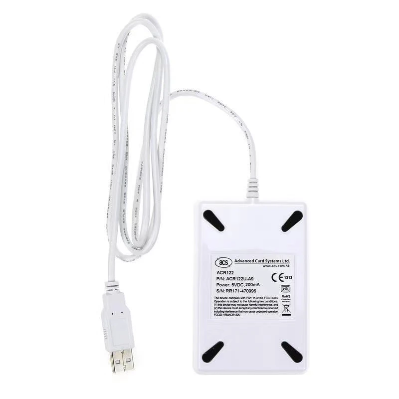 ACR122u-Lecteur NDavid et ampa er (authentique), outils RFID, application Android