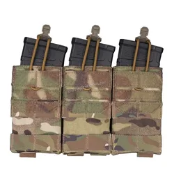 AG 3-Poudres à triple chargeur Molle 5.56, plaque de rétention K19, plaque Electrolux, support MAG, sac Airsoft