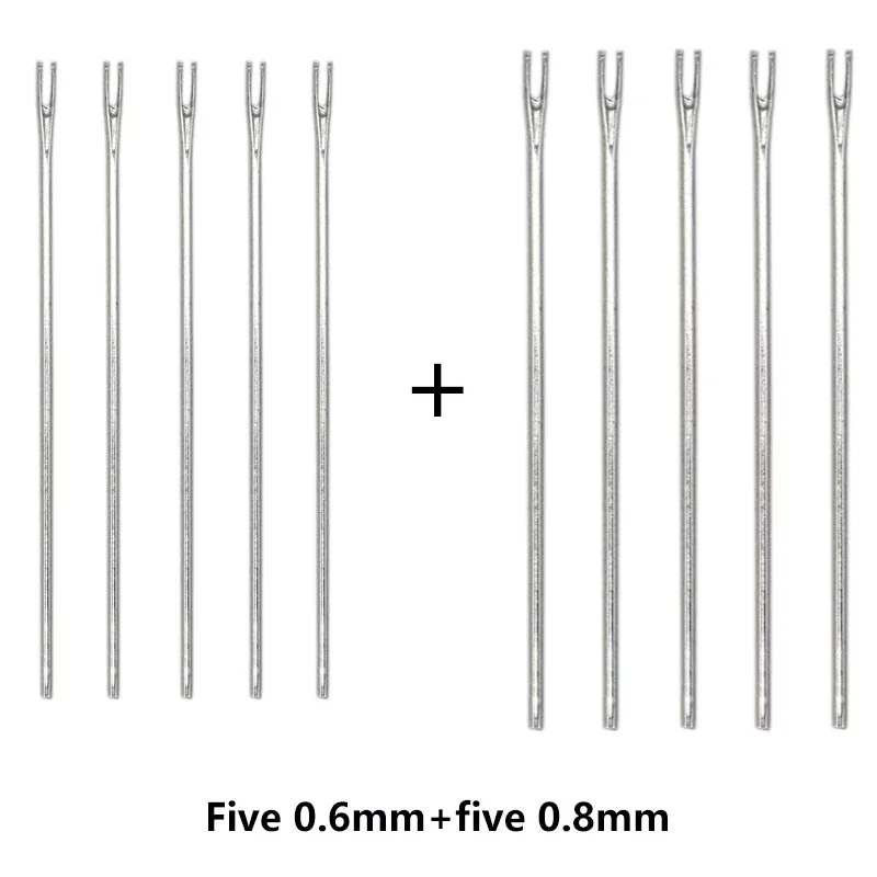 Aguja de enraizamiento de 0,6mm y 0,8mm, reparación de cabello de muñeca, cabeza de muñecas, herramientas de enraizamiento de cabello Reborn, suministros para hacer peluca, accesorios
