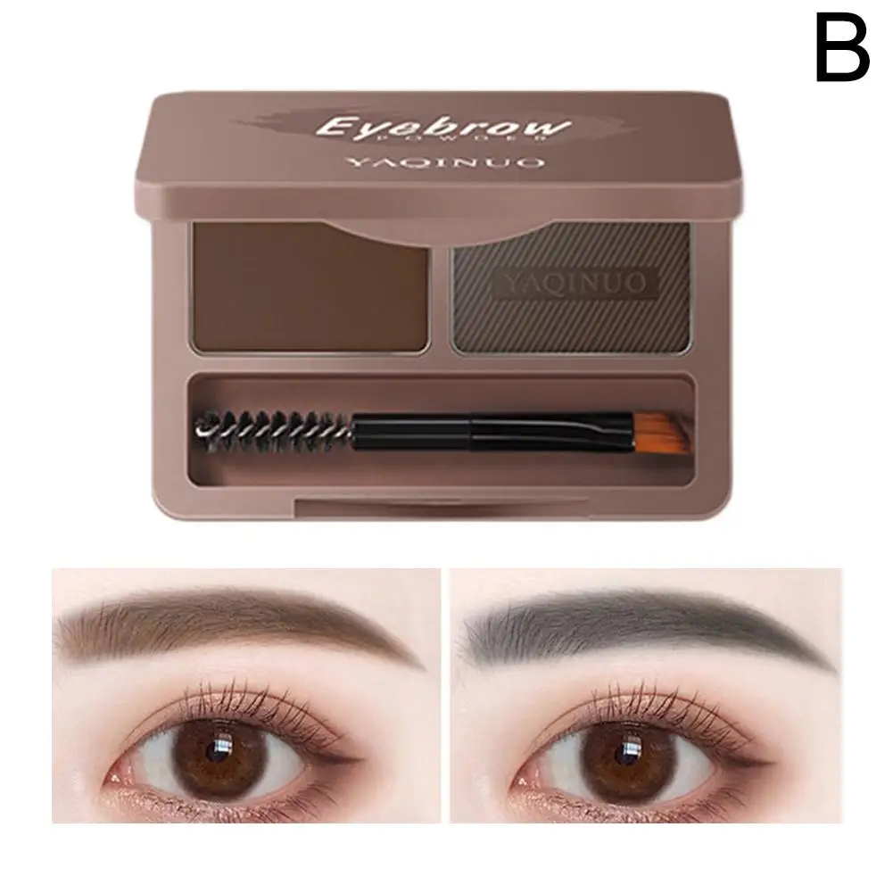 Three-dimensional Eyebrow Powder Waterproof Sweat-proof Smudge Highlight Powde Non Eyebrow Shadow Powder Nose F6j2