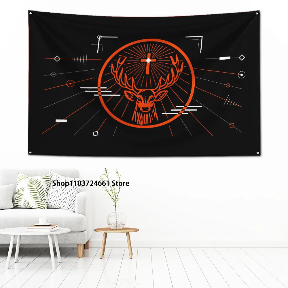 

3x5 ft Whisky Jagers Flag Polyester Digital Printing Banner for Garage Wall Art Outdoor Decoration