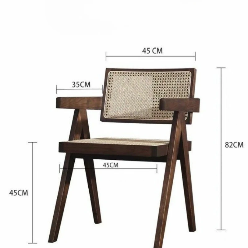 

Original ash wood, household solid wood back dining chair