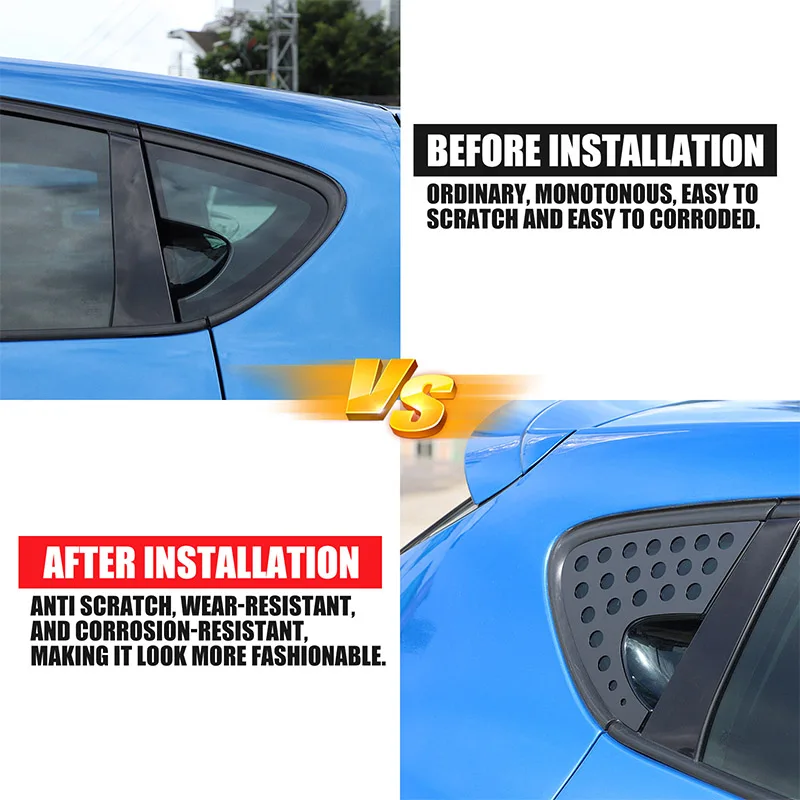 Stop aluminium dla SEAT Leon MK2 2008-2012 tylna szyba samochodu Protector konstrukcja o strukturze plastra miodu naklejka wykończeniowa akcesoria samochodowe — zdjęcie 5
