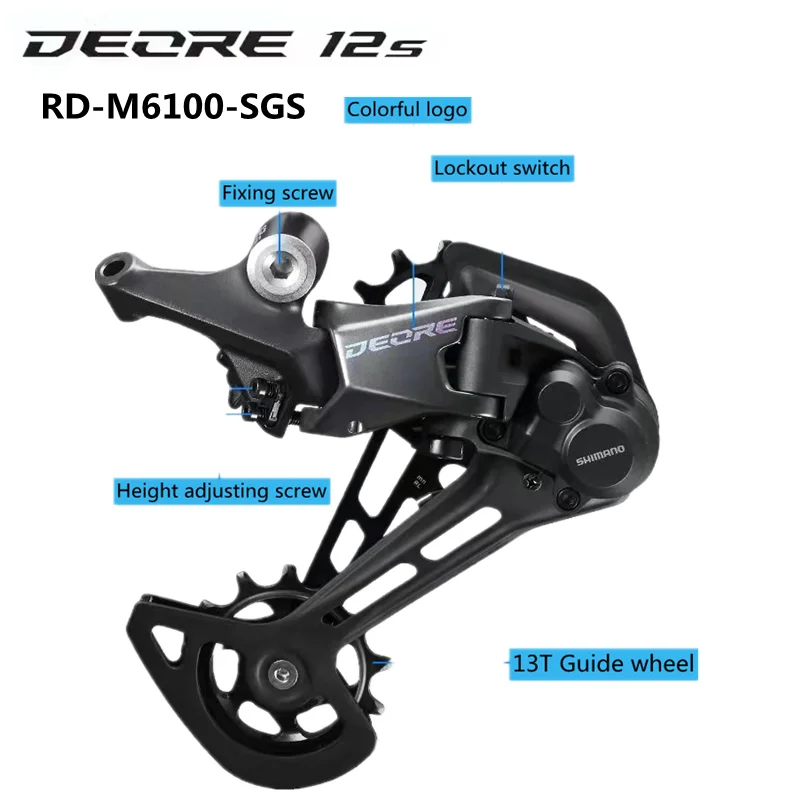 DEORE M6100 12v Groupset Shifter Rear Derailleur RD-M6100 CS-M6100 10-51T Cassette CN-M6100 Chain 1x12-speed Original parts