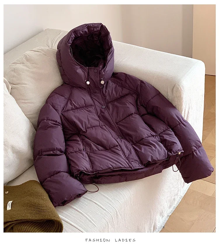 Korean style Soft Warm Cotton Bread Jacket Winter New Loose Versatile Cotton Women's Coat Fashion Casual Down Cotton Parkas 2026