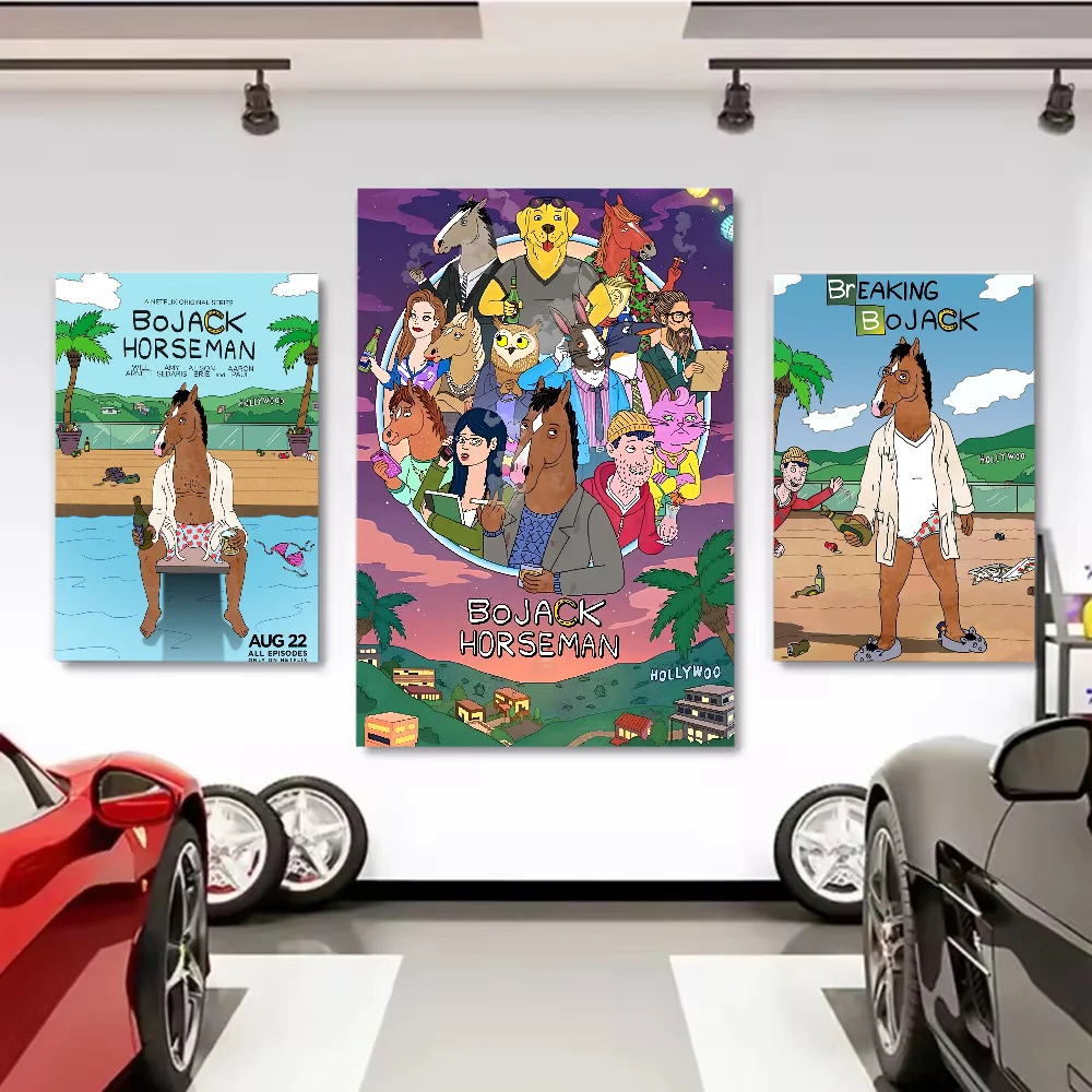 B-BoJack Cartoon H-Reiter-Post – Home Decor Living Room Ideas Bewertung und Preis