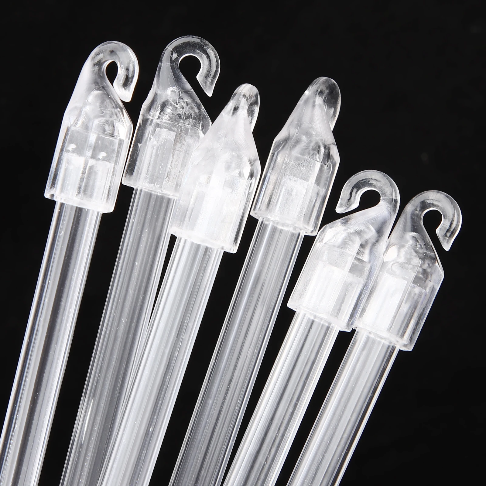 

6Pcs Transparent Blind Wands for Home Blinds Easy Install Vertical Blind Pull Rod Curtain Opener Accessory Supply