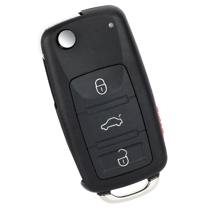 KEYECU 315MHz / 433MHz ID46 Chip KR55WK45032 Keyless-Go Remote Key Fob for Volkswagen Touareg 2002 2003 2004 2005 2006 2007-2010