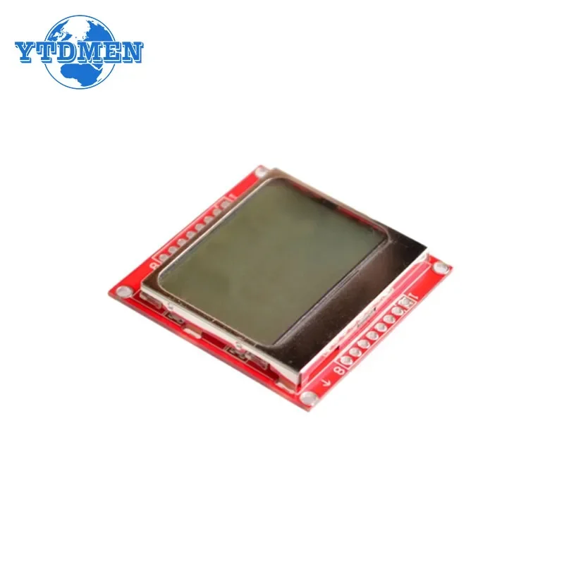 Imagem -06 - Dot Matrix Módulo Display Lcd Adaptador de Backlight Branco Pcb Tela para Arduino Nokia 5110 84x48 84x48