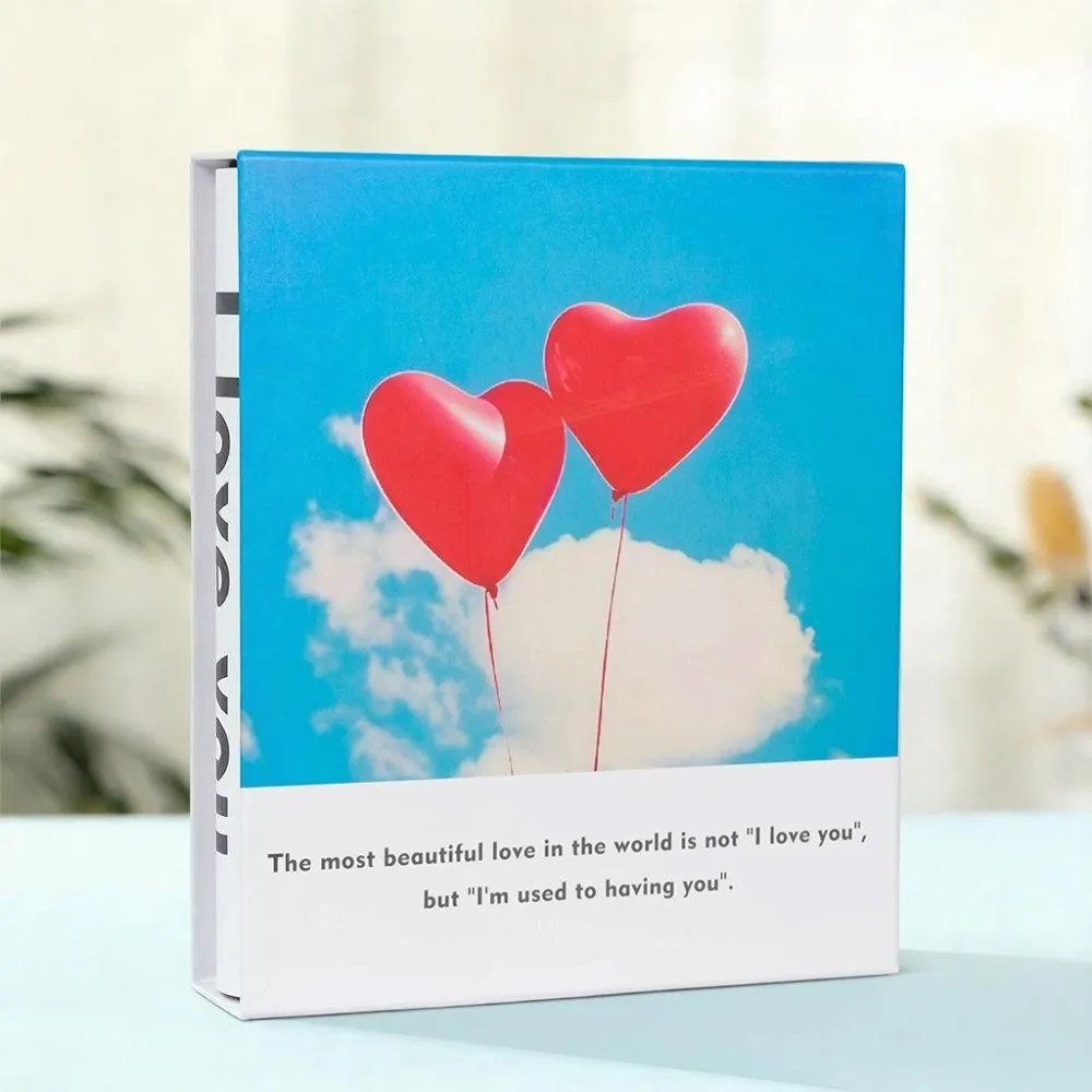 6 Inch 200 Pockets Photo Album Large Capacity Laminated Slip-in Picture Albums Insert Pocket Scrapbook Album Photo Collection