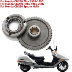 Motorcycle Starter Motor One way Clutch For Honda CH250 Elite 1985 1986 1987 1988 1989 1990 CN250 Helix 1986-2007 Spazio Durable
