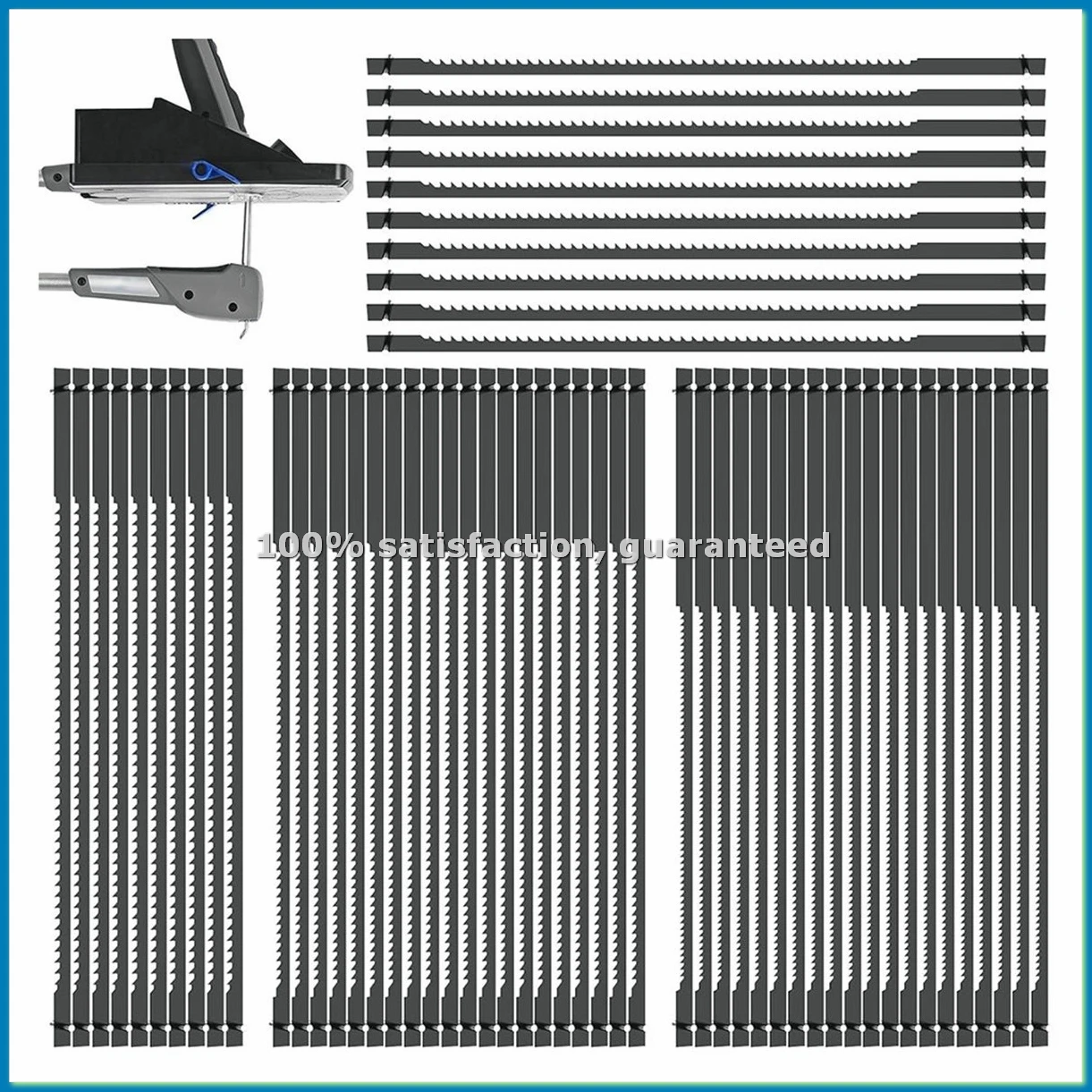 60Pcs Scroll Saw Blades Pin End, 15TPI, 18TPI, 24TPI Pin End Scroll Saw Blade for Cutting Wood Plastic Metal-ABFB