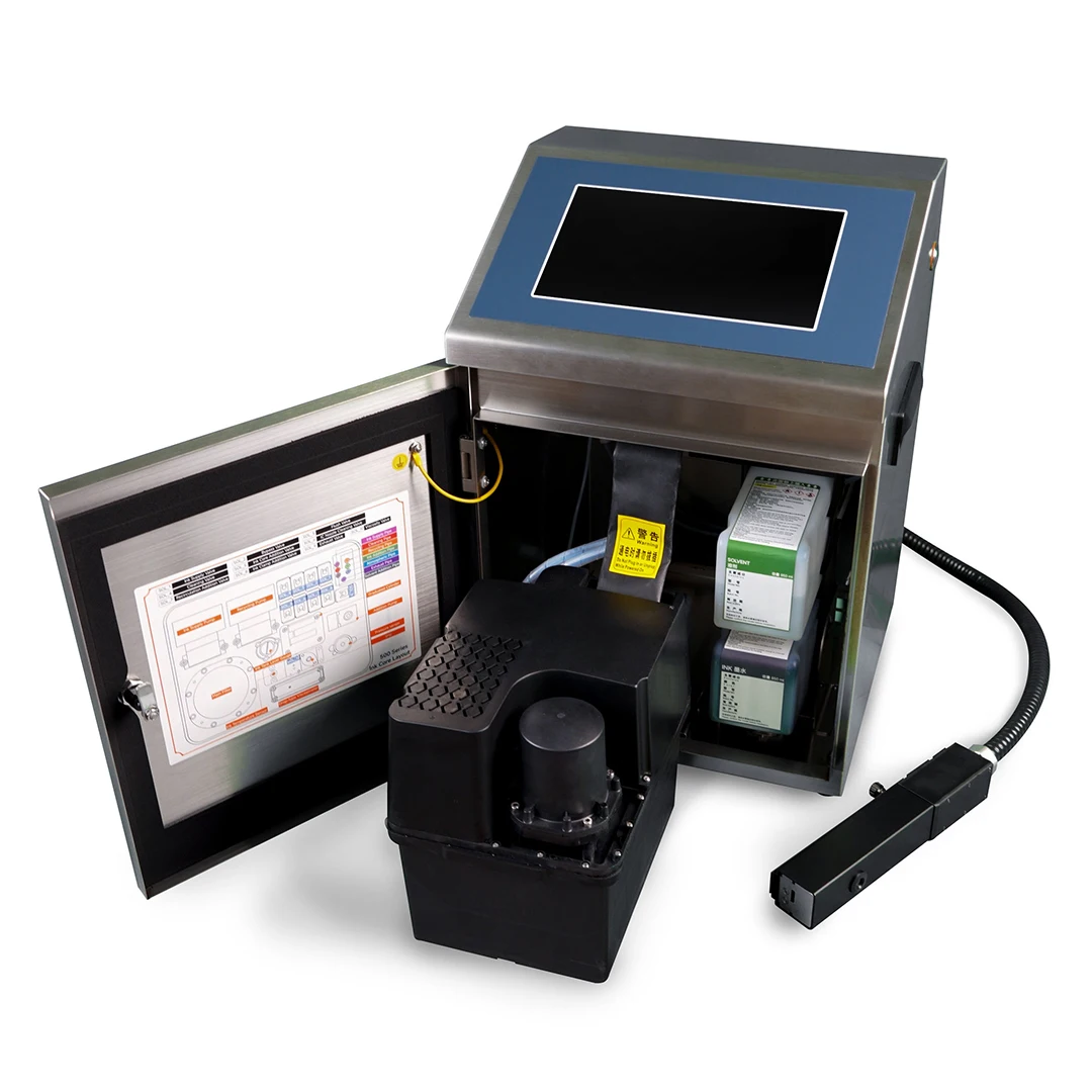 High-Accuracy DOCOD S500 Industrial CIJ Small Character Inkjet Printer Date Coding Machine for Medical Plastic Bag Packaging