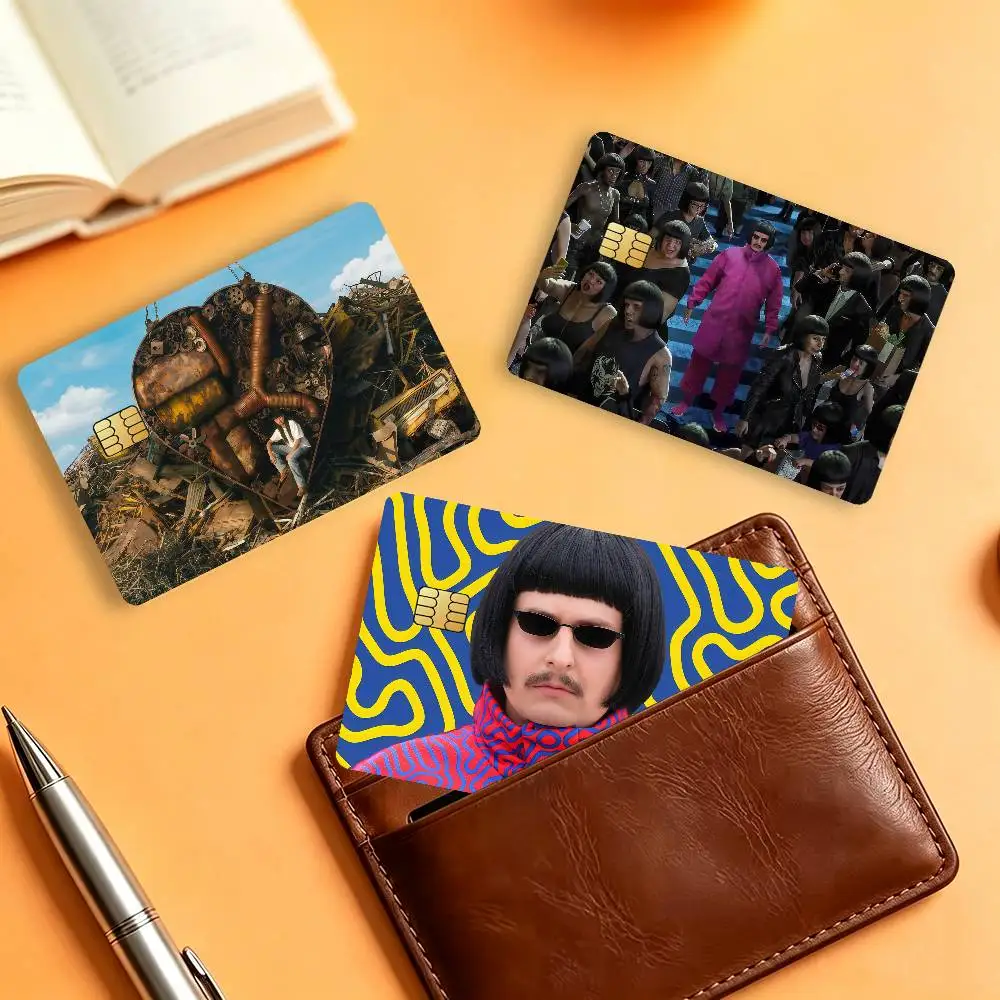 Singer O-Oliver Tree Love You Madly Hate You Badly Matte Card Stickers For Credit Cards Debit Cards And Transit Cards 4Pcs