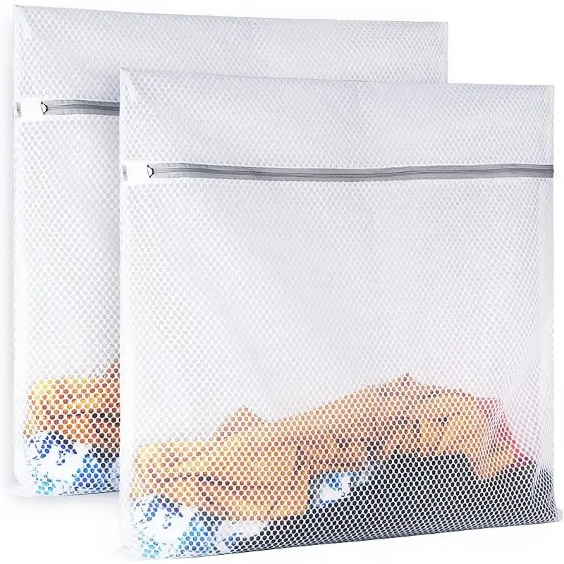 

2 Pack Mesh Laundry Bag-2XXL Oversize Delicates Laundry Bag-Extra Large Durable Laundry Wash Bag with New Honeycomb Mesh-Big