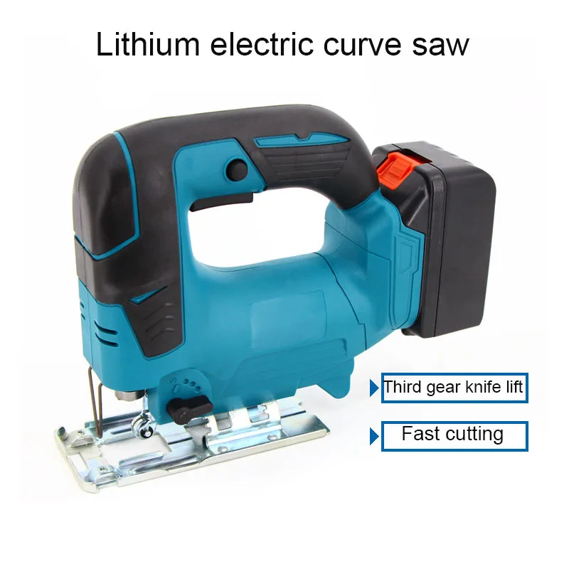 

Rechargeable Curve Saw Electric Single Hand Saw Lithium Electric Wood Cutting Saw Multi-function Woodworking Jig Saw