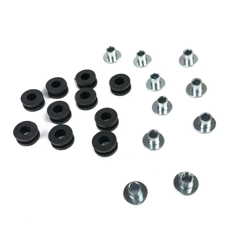 2025 New 10 Set Motorcycle Rubber Grommets Gasket Kits Bolt Assortment Set Pressure Relief Cushion Accessories For Honda Yamaha