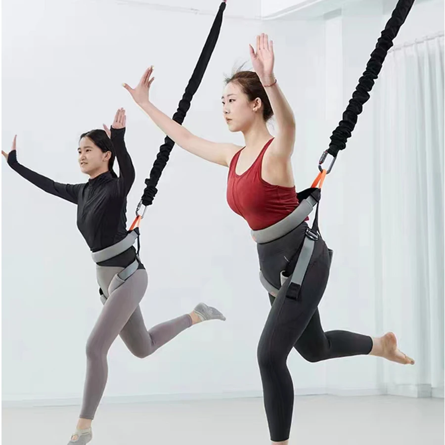 

Home Gym Fitness 50 60 70 80 90 100 110 120 140kg Bungee Set Yoga Air Bungee Cord Kit Bungee Dance Air Yoga Elastic Belt
