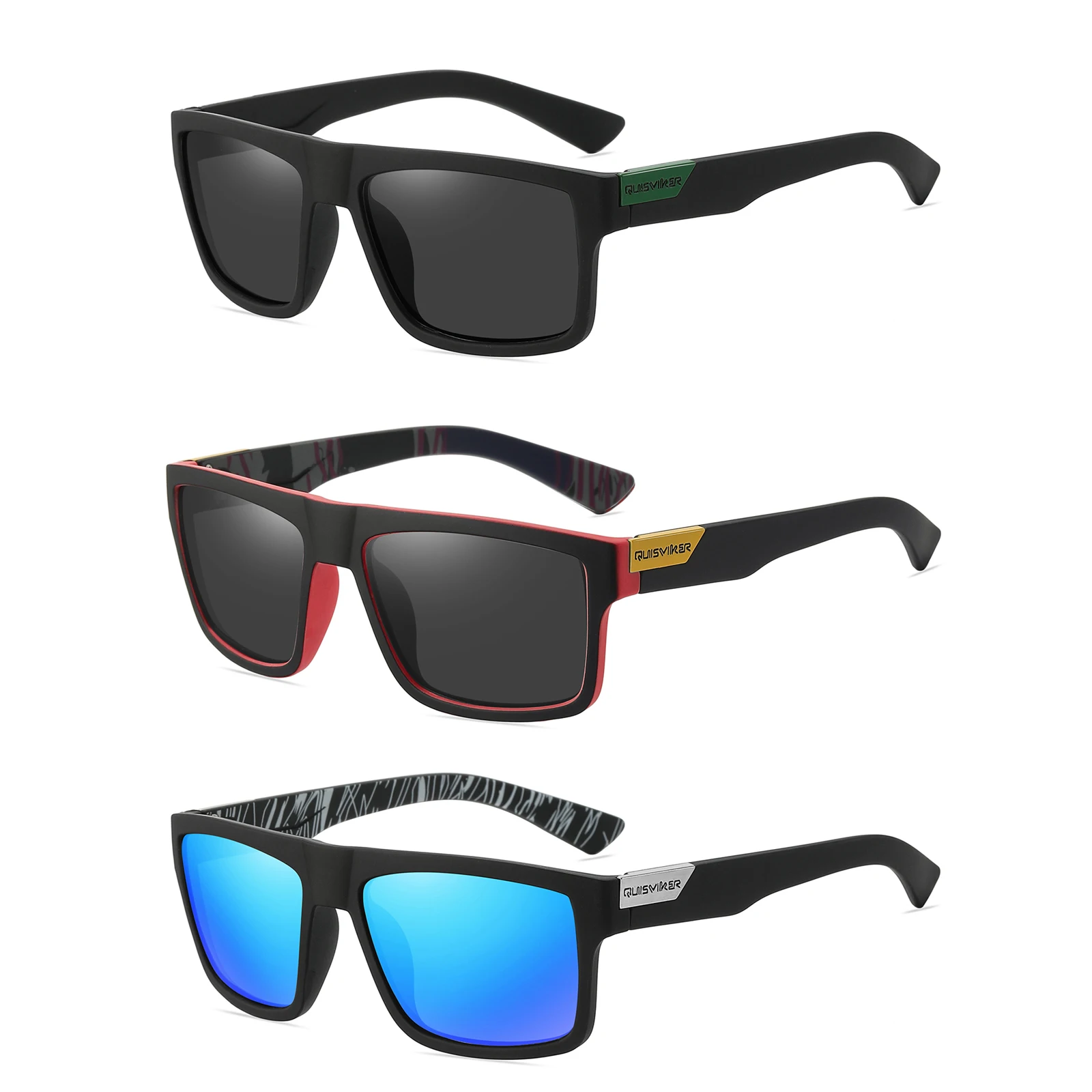 3 Pairs Brand New Polarized Sunglasses Men Women UV400 Sun Glasses Baseball Softball Fishing Goggles Outdoor Sport Eyewear