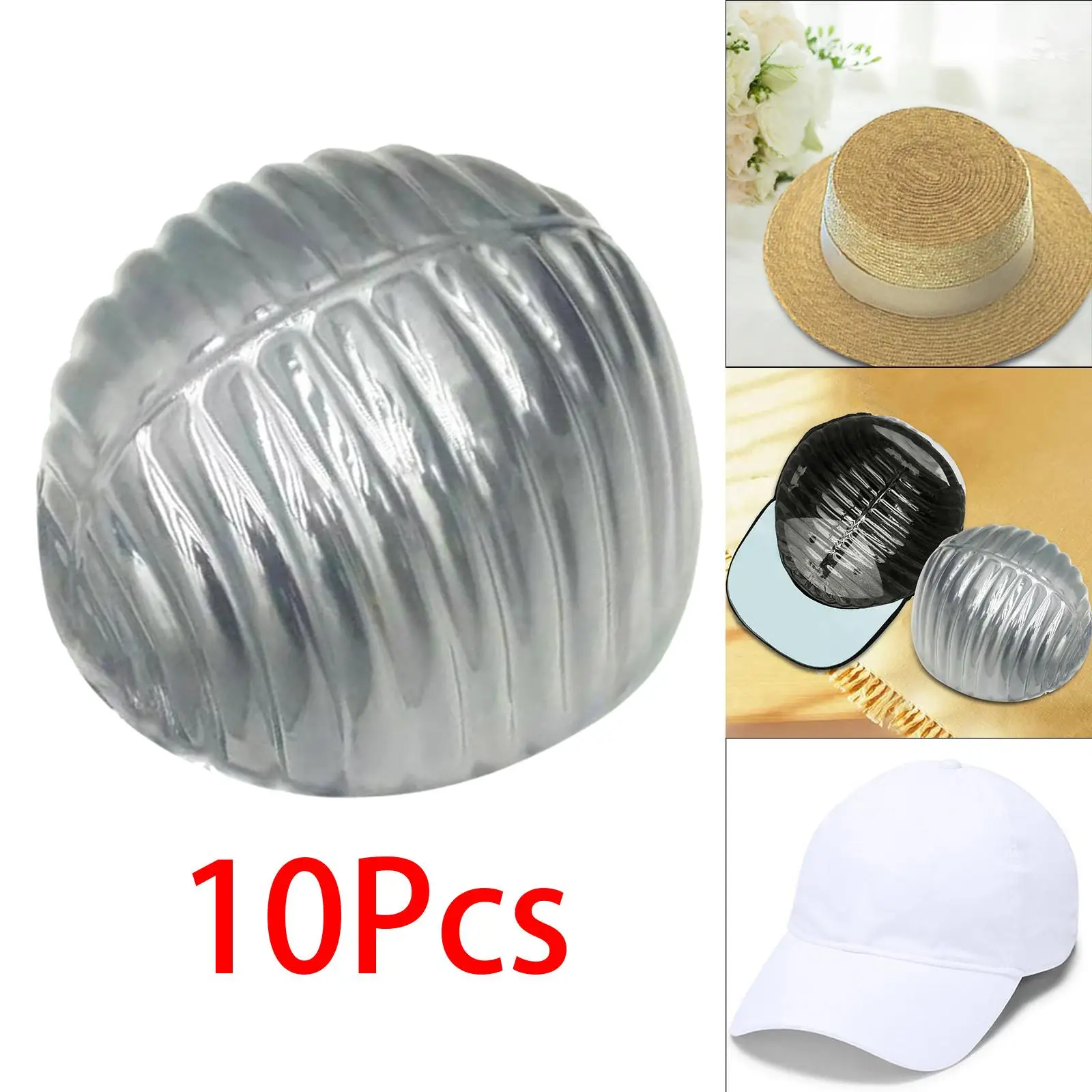 Baseball Hat Display Rack with Plastic Insert Liner for 56-60cm Hats Holder for Bedroom Closet