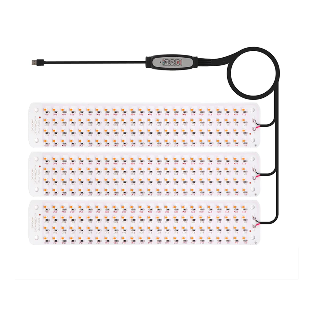 1 pçs novo 5v usb led planta crescimento luz mudas luz em vaso tempo de escurecimento inteligente espectro completo