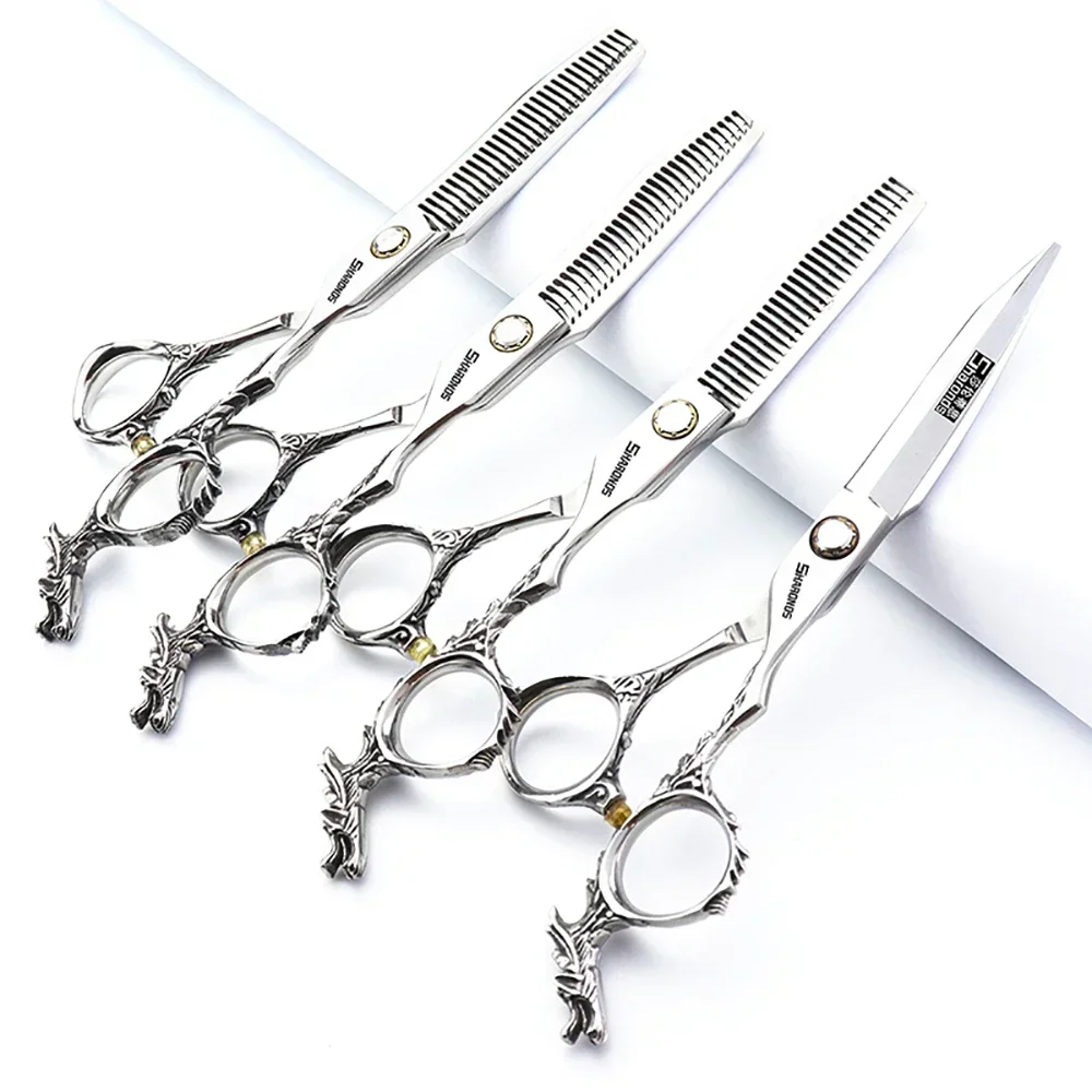 Hairdressing Professional Scissors 6.5 Inch Barber Dedicated Thinning Shears Hairdresser Clippers Specialized Hair Scissors