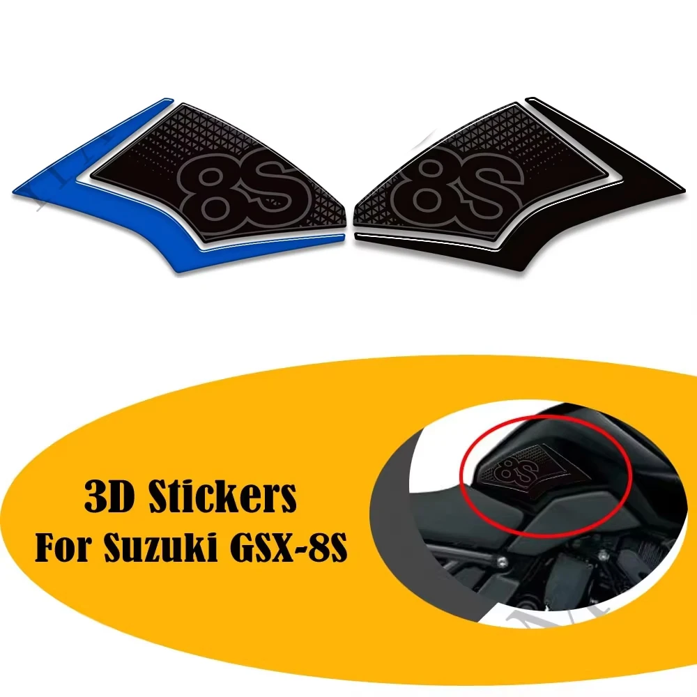 

Motorcycle For Suzuki GSX-8S GSX8S GSX 8S 800 Tank Knee Pad Grips 3D Stickers Decals Protection Gas Fuel Oil Kit 2023 2024