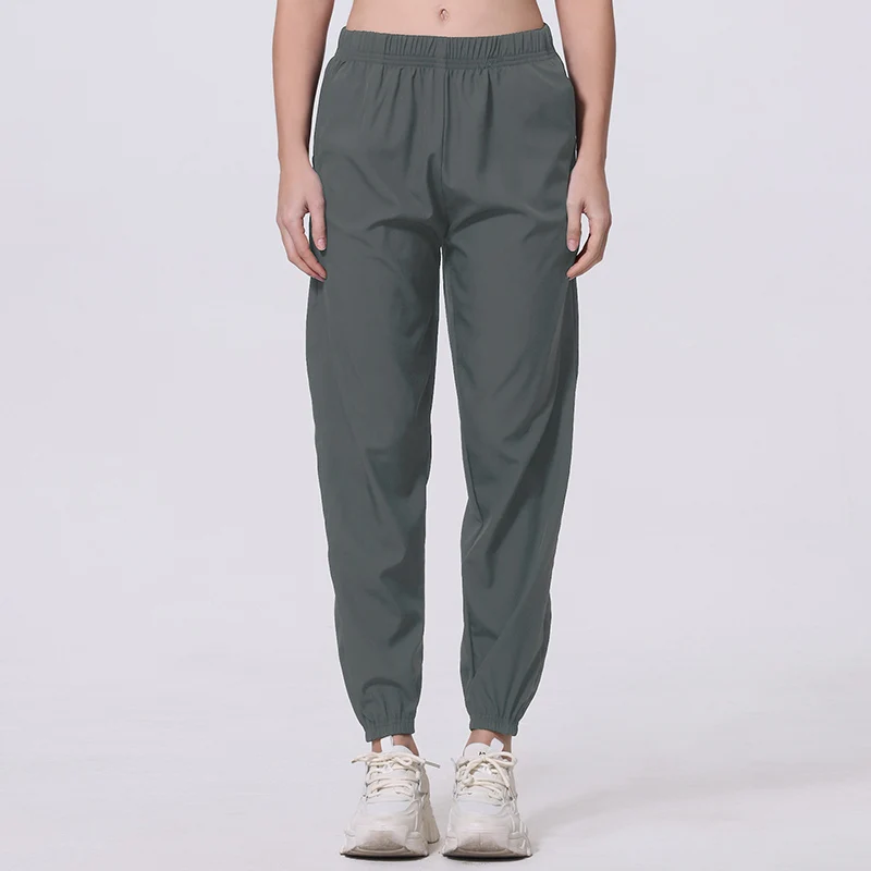 Damenhosen, Frühling und Sommer, schnell trocknende, atmungsaktive Sport-, Lauf- und Freizeithosen, einfarbige Leggings, einfach und vielseitig – Detail 14