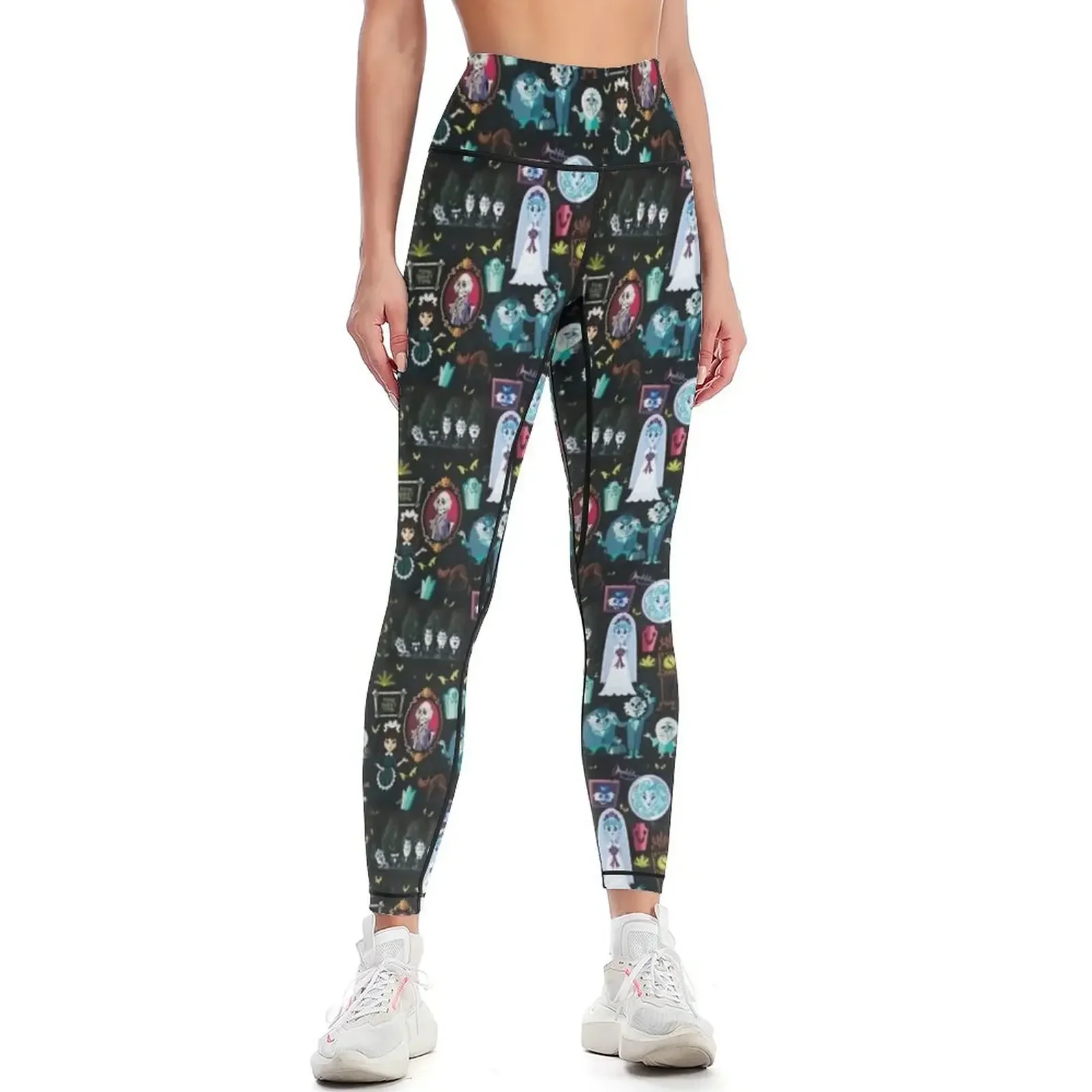 

999 Happy Haunts Leggings Legging sport Female legging pants sports shirts gym flared Womens Leggings