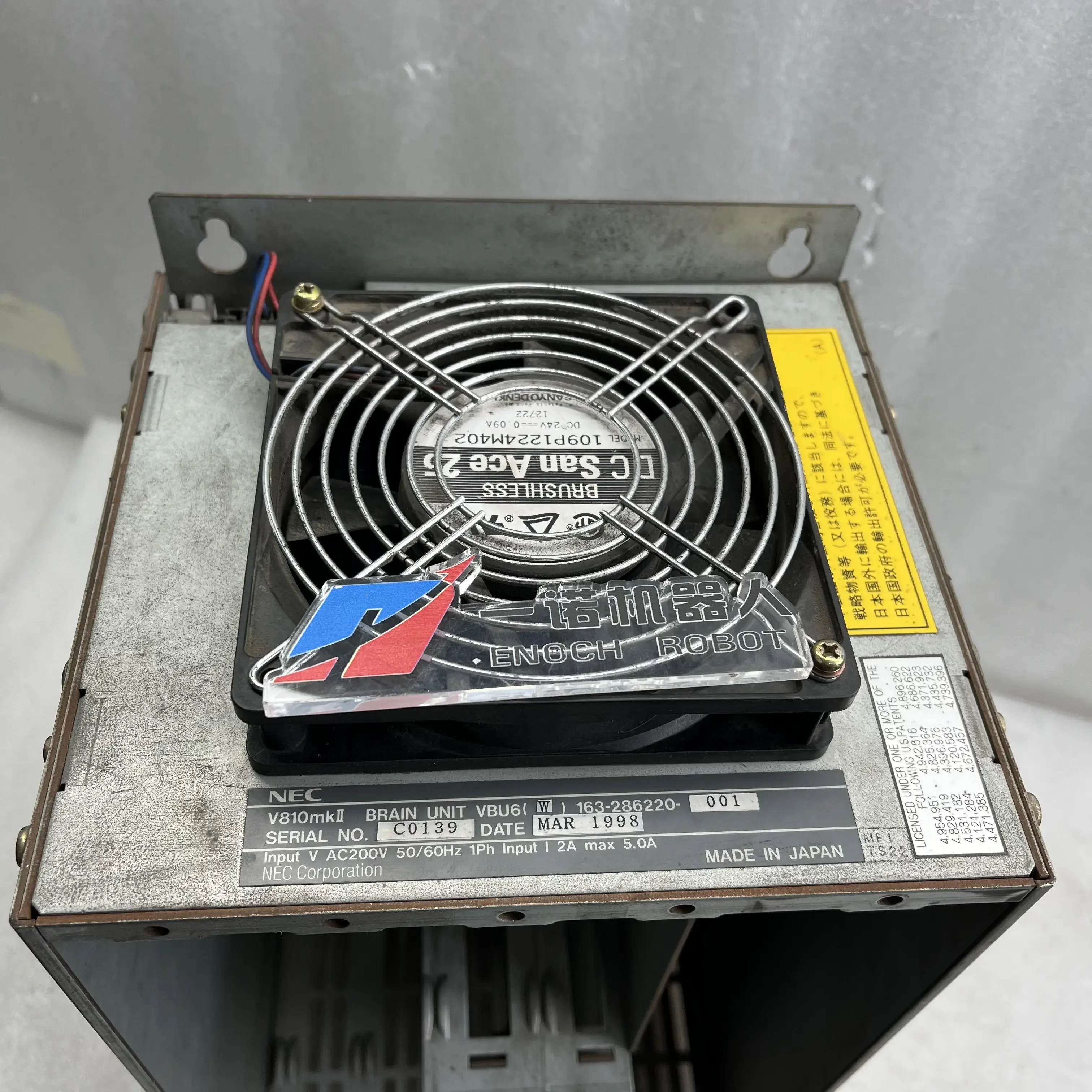 Carte de commande informatique SC-B211-M SC-B211-D V810MKII VBU6(W) 163- 286220 -001