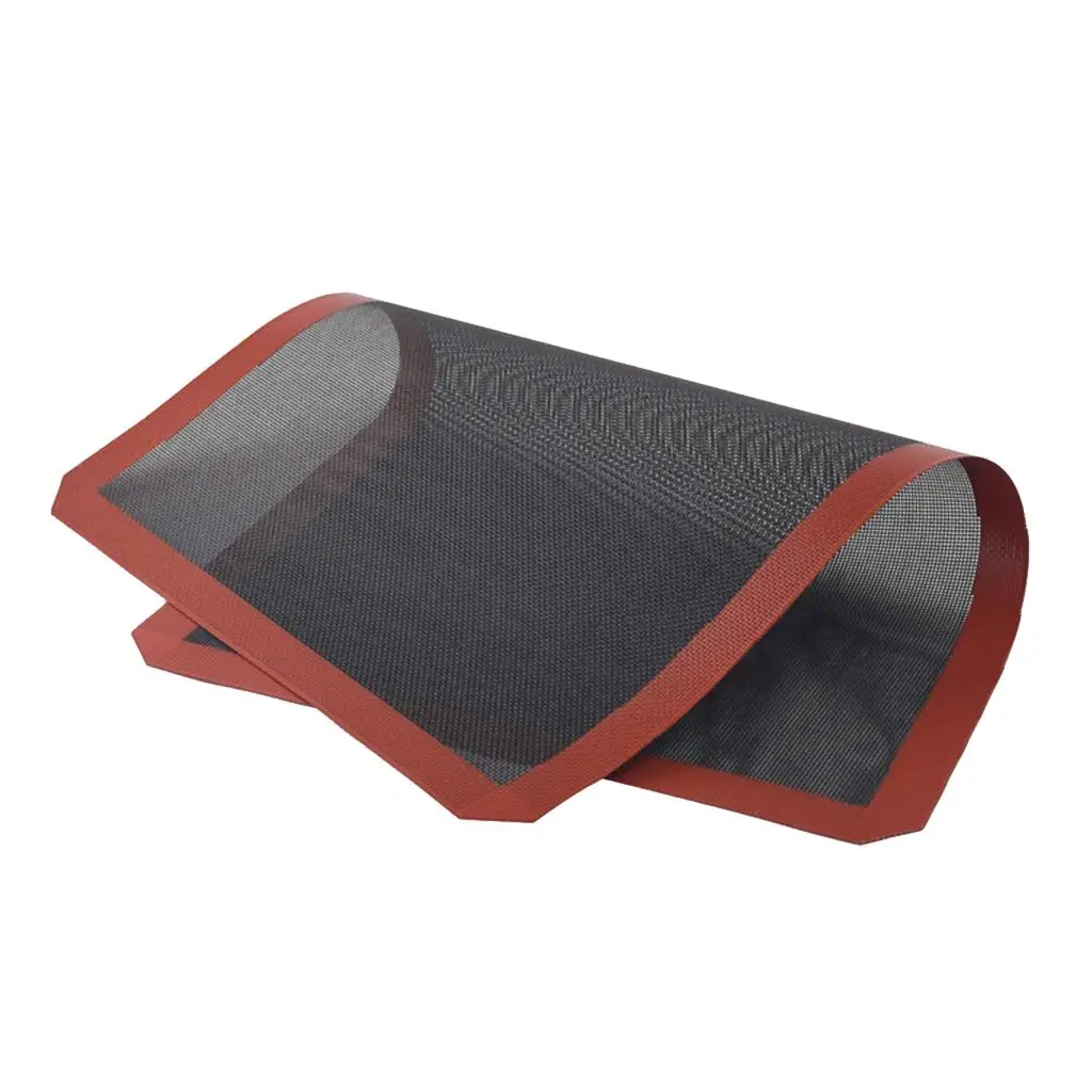 Non Stick Silicone Bread Baking Mat Perforated Steaming Mesh Pad for Cookies Eclairs and Pastry
