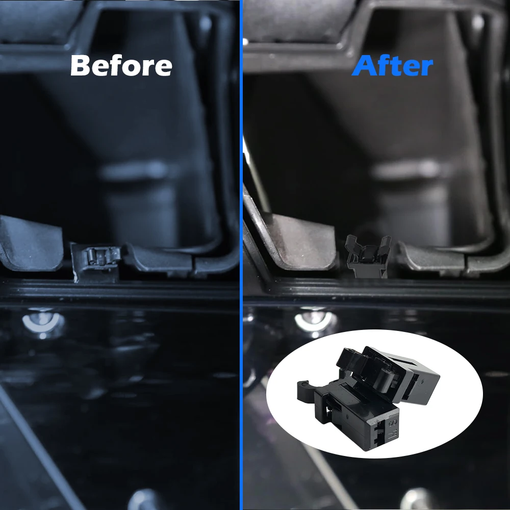 Heavy-Duty 4PCS Fairing Glove-Box Latch Inserts for Harley Road Glide & Street Glide 2023-24 - Thickened Shockproof