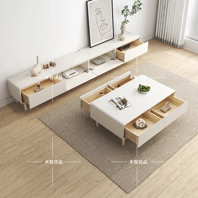 

/Display Luxury Tv Table Salon Salon Coffee Retro Mid Century Wall Entertainment Tv Stands Shelf Suporte Para Tv Home Furniture