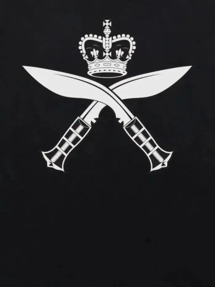 

Футболка с логотипом Gurkha Regimental Insignia, 100% хлопок, с круглым вырезом, летняя повседневная мужская футболка с коротким рукавом, размер S-3XL