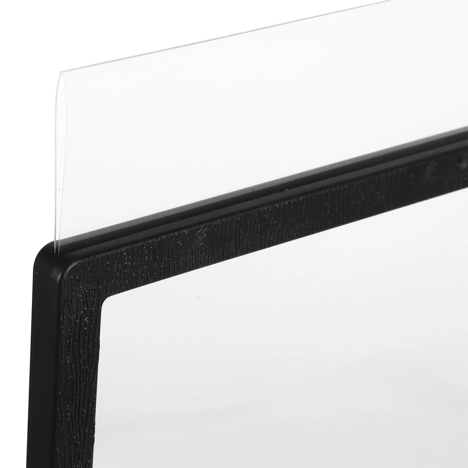 Acrylic Desktop Menu Sign Holder Clear Sturdy Plastic Display Stand Restaurant Cafe Bar Menu Storage Rack Table Number Holder